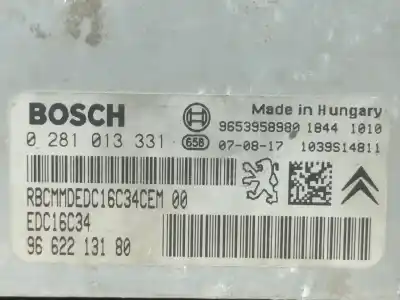 Автозапчасти б/у блок управления двигателем за peugeot 207 (wa_, wc_) 1.6 hdi ссылки oem iam 9662213180  