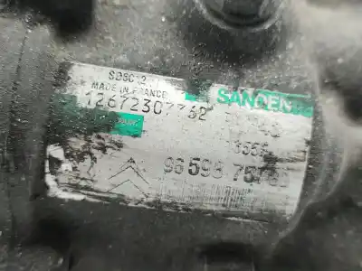 Pezzo di ricambio per auto di seconda mano compressore aria condizionata per peugeot 207 (wa_, wc_) 1.6 hdi riferimenti oem iam 9659875780  