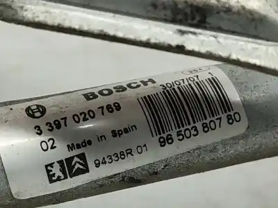 Pezzo di ricambio per auto di seconda mano tiranti e motorino del tergicristallo anteriore per peugeot 207 (wa_, wc_) 1.6 hdi riferimenti oem iam 9650380780  