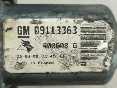 Second-hand car spare part driver left window regulator for opel corsa c 1.2 16v cat (z 12 xe / lw4) oem iam references 09113361  