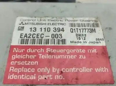 Second-hand car spare part steering column for opel corsa c 1.2 16v cat (z 12 xe / lw4) oem iam references 2445098  