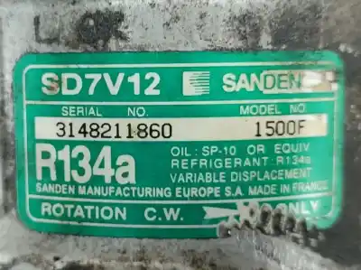 Автозапчасти б/у компрессор кондиционера воздуха за citroen xsara break (n2) 1.4 i ссылки oem iam sd7vaar  