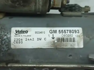 Pezzo di ricambio per auto di seconda mano motorino di avviamento per opel corsa d (s07) 1.3 cdti (l08 l68) riferimenti oem iam 55578093  