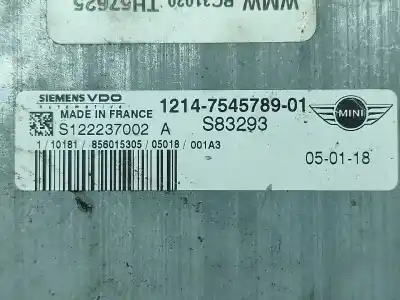 Pezzo di ricambio per auto di seconda mano centralina motore per mini mini (r50, r53) cooper riferimenti oem iam 1214754578901  