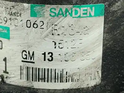 Peça sobressalente para automóvel em segunda mão compressor de ar condicionado a/a a/c por suzuki swift iii (mz, ez) 1.3 ddis (rs 413d) referências oem iam 13106850  