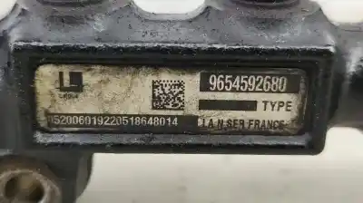 Автозапчасти б/у рампа инжектора за citroen c4 i (lc_) 1.6 hdi ссылки oem iam 9654592680  