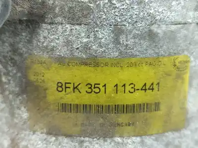 Peça sobressalente para automóvel em segunda mão compressor de ar condicionado a/a a/c por ford focus ii (da_, hcp, dp) 2.0 tdci referências oem iam 8fk351113441  