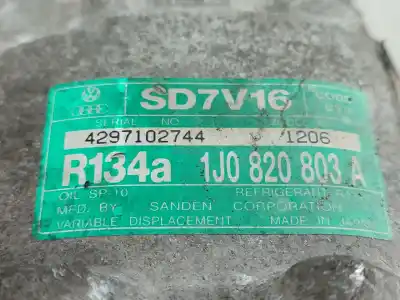 Pezzo di ricambio per auto di seconda mano compressore aria condizionata per audi a3 (8l1) 1.6 riferimenti oem iam 4297102744  