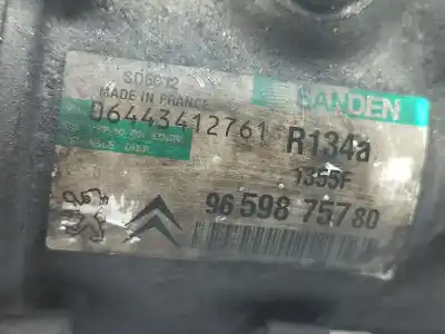 Pezzo di ricambio per auto di seconda mano compressore aria condizionata per peugeot 207 (wa_, wc_) 1.6 hdi riferimenti oem iam 9659875780  