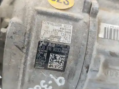 Автозапчасти б/у компрессор кондиционера воздуха за seat leon (5f1) 1.4 16v tsi act ссылки oem iam 5q0816803d  