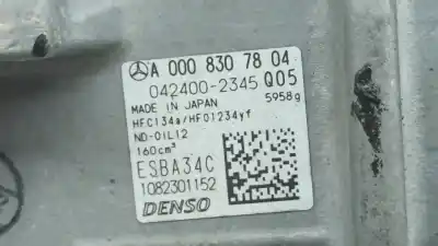 Second-hand car spare part air conditioning compressor for mercedes-benz eqa (h243) eqa 250+ (243.702) elétrico 2024 5p oem iam references a0008307804  