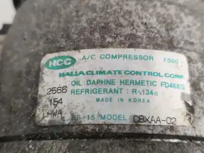Peça sobressalente para automóvel em segunda mão compressor de ar condicionado a/a a/c por hyundai accent (lc) 1.3 cat referências oem iam cbxaa02  