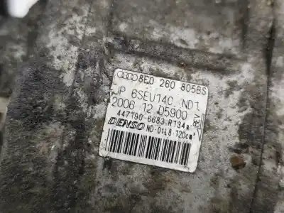 İkinci el araba yedek parçası klima kompresörü için audi a4 b7 avant (8ed) 2.0 tdi oem iam referansları 8e0260805bs  