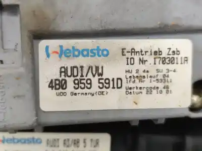 Tweedehands auto-onderdeel elektrisch dak voor audi a3 (8l1) 1.9 tdi oem iam-referenties 4b09595910  