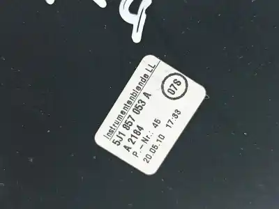 Автозапчастина б/у корпус / рамка панелі приладів для skoda fabia ii hatchback (542, 5j) 1.6 tdi gasóleo 2010 5p посилання на oem iam   