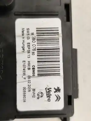 Автозапчастина б/у модуль комфорт для peugeot 308 sw ii (lc_, lj_, lr_, lx_, l4_) 1.6 hdi / bluehdi 115 (lcbhxm lcbhxt) посилання на oem iam 9678007680  