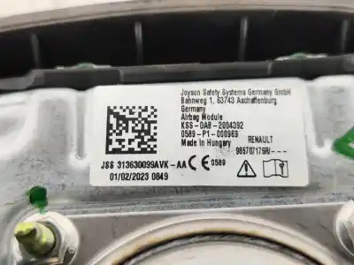 Peça sobressalente para automóvel em segunda mão airbag dianteiro esquerdo por dacia duster (hm_) 1.5 dci 115 (hmad) referências oem iam 985707176r  