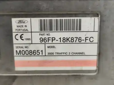 Автозапчастина б/у аудіо система / радіо cd для ford focus i (daw, dbw) 1.8 turbo di / tddi посилання на oem iam 96fp18k876fc  