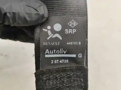Автозапчастина б/у передній лівий ремін безпеки для renault kangoo express (fw0/1_) 1.5 dci 75 (fw07 fw10 fw04) посилання на oem iam 448753b  