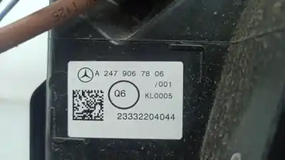 Автозапчастина б/у вентилятор опалення для mercedes-benz eqa (h243) eqa 250+ (243.702) elétrico 2024 5p посилання на oem iam a2479067806  