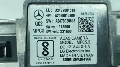 Second-hand car spare part camera for mercedes-benz eqa (h243) eqa 250+ (243.702) elétrico 2024 5p oem iam references a2479004519  