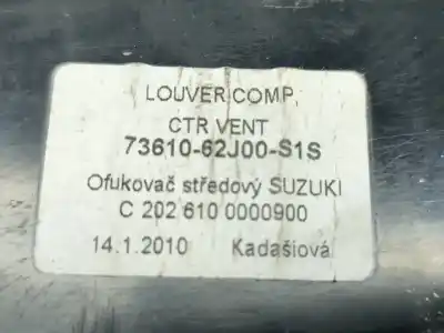 Piesă de schimb auto la mâna a doua grilã de aierisire pentru suzuki swift iii (mz, ez) 1.3 ddis (rs 413d) referințe oem iam 7361062j00s1s / central  