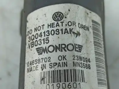 Second-hand car spare part front right shock absorber for skoda superb iii hatchback (3v3) 2.0 tdi gasóleo 2017 4p oem iam references 3q0413031ak  