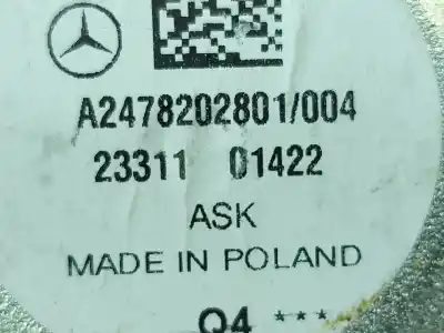Second-hand car spare part speaker for mercedes-benz eqa (h243) eqa 250+ (243.702) elétrico 2024 5p oem iam references a2478202801  