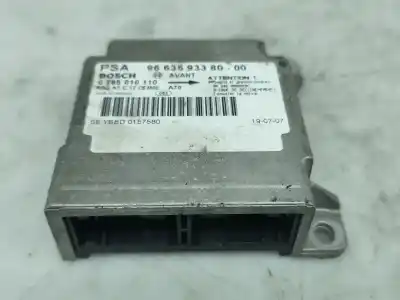 Автозапчасти б/у блок управления подушками безопасности за PEUGEOT 207 (WA_, WC_) 1.6 HDi ссылки OEM IAM 9663593380  