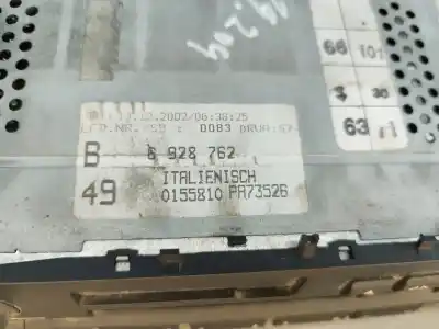 Pezzo di ricambio per auto di seconda mano impianto audio / radio cd per bmw 3 touring (e46) 330 d riferimenti oem iam 6928762  