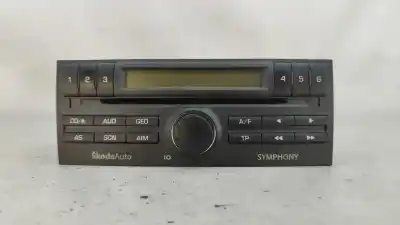 Автозапчастина б/у аудіо система / радіо cd для skoda fabia i break (6y5) 1.4 tdi gasóleo 2007 5p посилання на oem iam 6y0035156c
