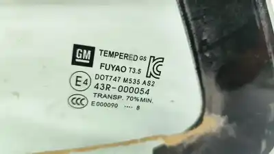 Second-hand car spare part rear left triangle window for opel mokka / mokka x (j13) 1.4 4x4 (_76) oem iam references 43r000054  