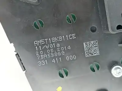 Peça sobressalente para automóvel em segunda mão comando de controlo do rádio por ford focus iii 1.6 tdci referências oem iam c/botao 4 piscas  