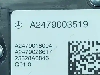 Автозапчастина б/у перемикач керування радіо для mercedes-benz eqa (h243) eqa 250+ (243.702) elétrico 2024 5p посилання на oem iam a2479003519  