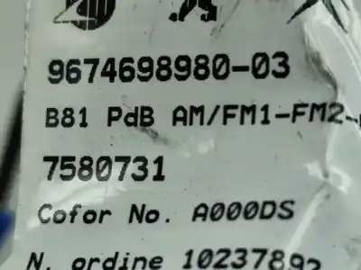 Автозапчастина б/у різні деталі для citroen ds5 (kf_) 2.0 hdi 165 gasóleo 2013 5p посилання на oem iam 9674698980 / sistema instalaçao de navegação/gps o  