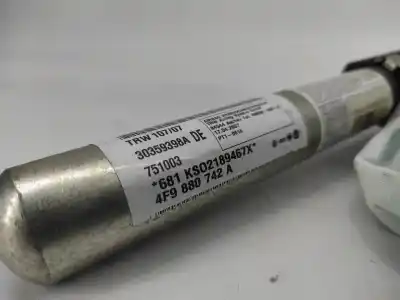 Second-hand car spare part right curtain airbag for audi a6 c6 avant (4f5) 3.0 tdi quattro oem iam references 4f9880742a  