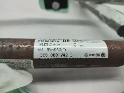 Автозапчастина б/у правий шторковий airbag для volkswagen passat variant (3c5) 1.9 tdi посилання на oem iam 3c0880742d  