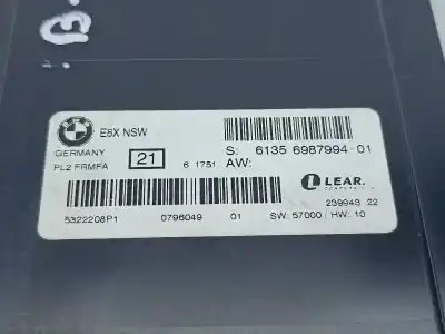 Second-hand car spare part electronic module for bmw 1 (e87) 116 i oem iam references 6987994  