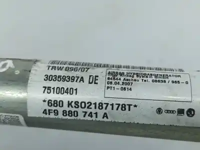Автозапчастина б/у лівий шторковий airbag для audi a6 avant (4f5) 3.0 tdi quattro (171kw) посилання на oem iam 4f9880741a  