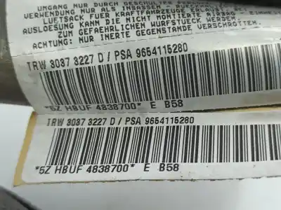 Автозапчасти б/у левая шторка airbag за citroen c4 picasso i monospace (ud_) 1.6 hdi ссылки oem iam 9654115280  