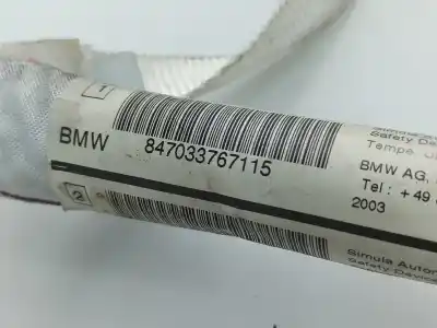 Peça sobressalente para automóvel em segunda mão airbag de cortina esquerdo por bmw 5 (e60) 525 d referências oem iam 847033767115  