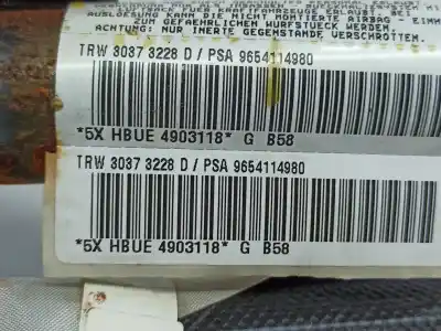 Pezzo di ricambio per auto di seconda mano airbag a tendina destro per citroen c4 picasso i monospace (ud_) 2.0 hdi 138 riferimenti oem iam 9654114980  