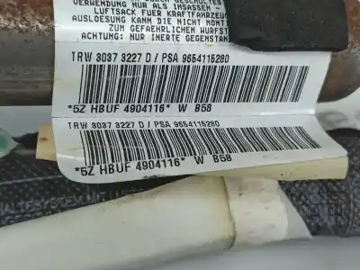 Автозапчасти б/у левая шторка airbag за citroen c4 picasso i monospace (ud_) 2.0 hdi 138 ссылки oem iam 9654115280  