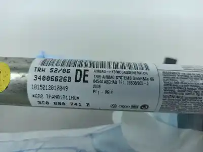 Second-hand car spare part left curtain airbag for volkswagen passat b6 variant (3c5) 2.0 tdi 4motion oem iam references 3c0880741b  