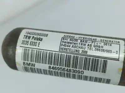 Peça sobressalente para automóvel em segunda mão airbag de cortina esquerdo por bmw 1 (e81) 118 d referências oem iam 846956483090  