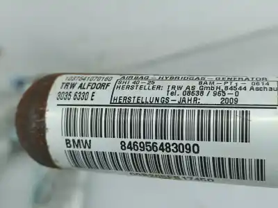 Peça sobressalente para automóvel em segunda mão airbag de cortina esquerdo por bmw 1 (e81) 118 d referências oem iam 856956483090  