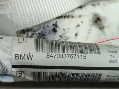 Peça sobressalente para automóvel em segunda mão airbag de cortina esquerdo por bmw 5 (e60) 525 d referências oem iam 847033767115  