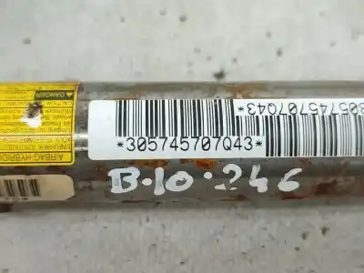 Автозапчастина б/у лівий шторковий airbag для toyota prius hatchback (_w2_) 1.5 hybrid (nhw20_. nhw20r) híbrido (gasolina) 2007 5p посилання на oem iam 305745707q43  