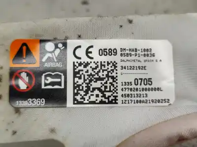 Автозапчастина б/у лівий шторковий airbag для opel adam (m13) 1.4 посилання на oem iam 34122192e  