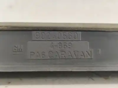 Second-hand car spare part rear tailgate trim for opel kadett e (t85) 1.7 d (c19. d19) oem iam references 90240560  